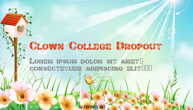 Clown College Dropout example